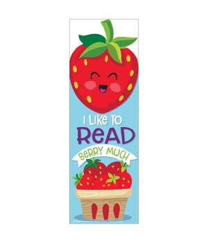 Strawberry Scented Bookmarks, Pack of 24
