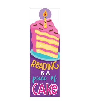 Cake Scented Bookmarks, Pack of 24