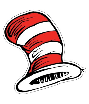 The Cat in the Hat Hats Paper Cut Outs, Pack of 36