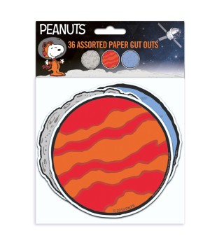 Peanuts® NASA Planets Paper Cut Outs, Pack of 36