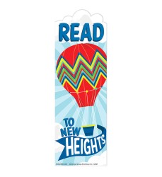 Hot Air Balloon New Heights Bookmarks, Pack of 36