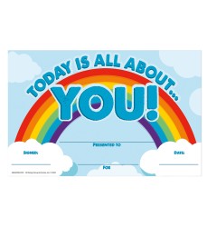 Today Is All About You Recognition Award, Pack of 36