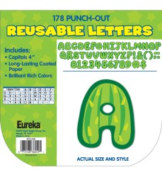 A Sharp Bunch Cactus Letters Deco 4" Letters, 178 Characters
