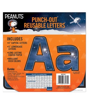 Peanuts® NASA Deco 4" Letters, 216 Characters