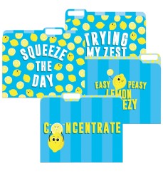 Always Try Your Zest File Folders, Pack of 4