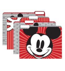 Mickey Mouse® Throwback File Folders, Pack of 4