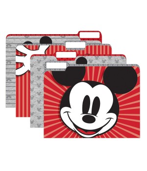 Mickey Mouse® Throwback File Folders, Pack of 4