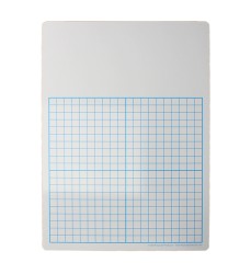 1/2" Graph Dry Erase Board, 11" x 16" Single