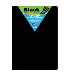 Black Dry Erase Board, 18" x 24"