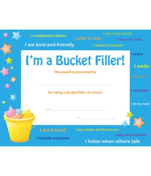 Bucket Filler Award- Pack of 30