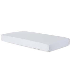 SafeFit Elastic Fitted Sheet, Compact-Size, White
