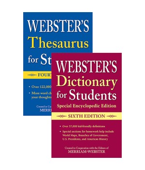 Webster's For Students Dictionary/Thesaurus Shrink-Wrapped Set