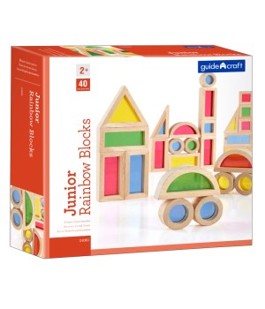 Jr. Rainbow Blocks, 40 Pieces