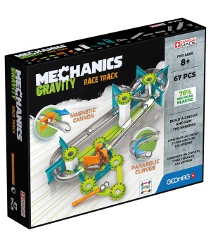 Mechanics Gravity Race Track Recycled, 67 Pieces