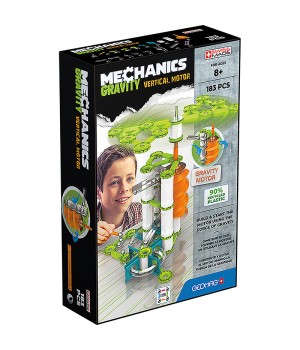 Mechanics Gravity Vertical Motor Recycled, 183 Pieces