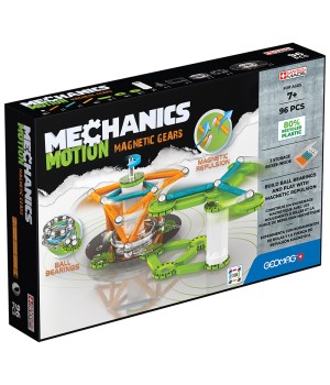 Mechanics Magnetic Gears Recycled, 96 Pieces