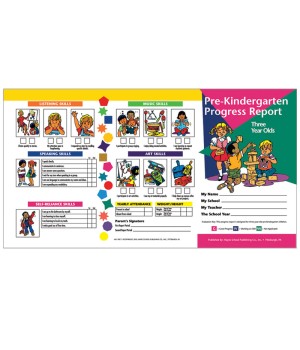 Pre-Kindergarten Progress Report (3 year olds), Pack of 10