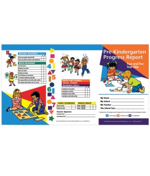 Pre-Kindergarten Progress Report (4 and 5 year olds), Pack of 10