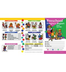 Preschool Progress Report Cards, 10 Per Pack (Age 3)