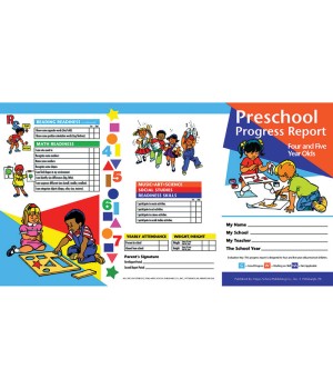 Preschool Progress Report Cards, 10 Per Pack (Ages 4-5)