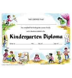 Kindergarten Diploma, Pack of 30, 8.5" x 11"