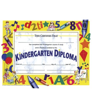 Kindergarten Diploma, 8.5" x 11", Pack of 30