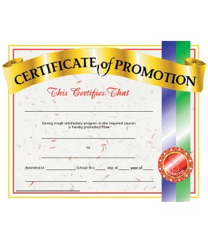 Certificate of Promotion, Pack of 30, 8.5" x 11"