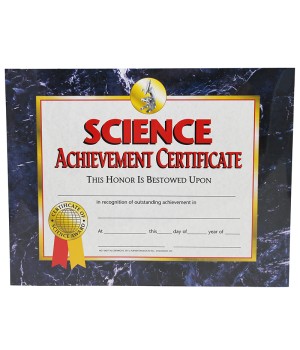 Science Achievement Certificate