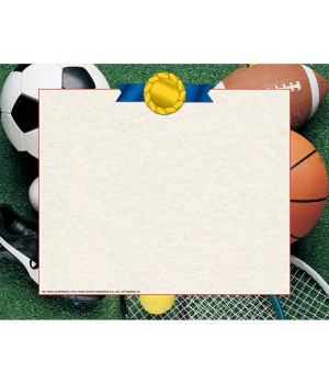 Athletic Border Paper, 8.5" x 11", Pack of 50