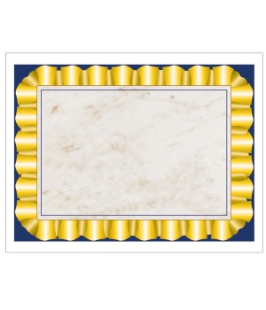 Gold Ribbon Border Paper, 8.5" x 11", Pack of 50
