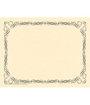 Arabesque Black Border Paper, 8.5" x 11", Pack of 50