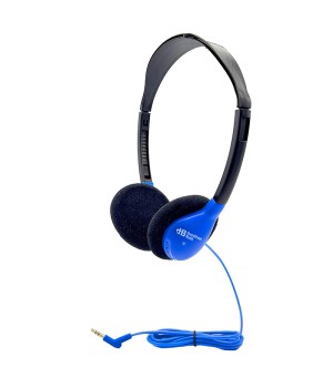 Personal On-Ear Stereo Headphone, Blue