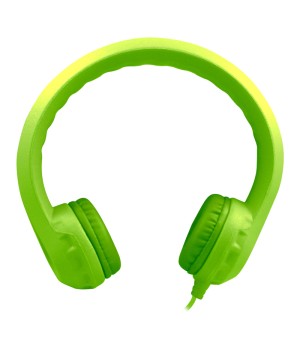 Flex-Phones Single Construction Foam Headphones - Green
