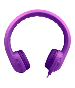 Flex-Phones Single Construction Foam Headphones - Purple