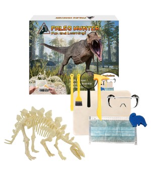 Paleo Hunter Dig Kit for STEAM Education - Stegosaurus
