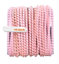 Skooob Tangle Free Earbud Covers - Light Pink/White