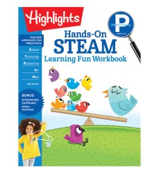 Hands-On STEAM Learning Fun Workbook, Preschool