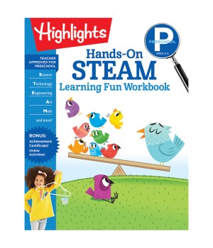 Hands-On STEAM Learning Fun Workbook, Preschool