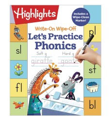 Let's Practice Phonics Write-On Wipe-Off Fun to Learn Activity Book