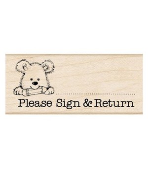 Please Sign & Return Pup Stamp