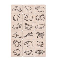 Ink 'n' Stamp Fun Animals Stamps, Set of 18