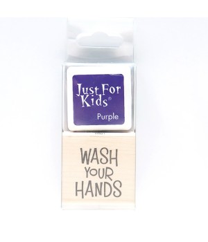 Just for Kids® Wash Your Hands Herokids Stamp With Ink