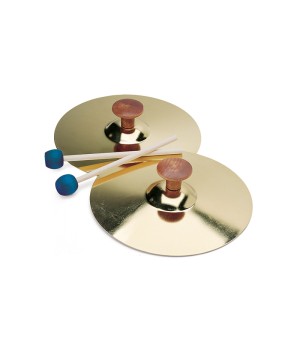 Cymbals with Mallet, 5", Pair