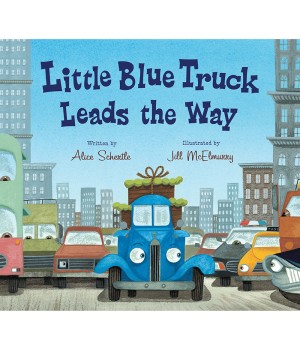 Little Blue Truck Leads the Way Board Book