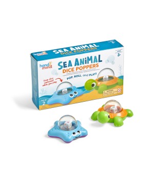 Sea Animal Dice Poppers, Set of 2