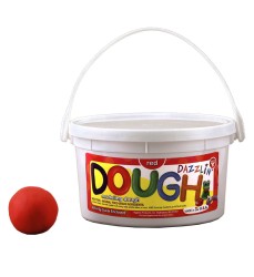 Dazzlin' Dough, Red, 3 lb. tub