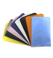Pinch Bottom Bags, Assorted Colors, 6" x 9", Pack of 28