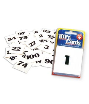 Pocket Chart Number Cards, 2" x 2"