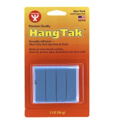 HangTak Reusable Adhesive, Blue, 2 oz.