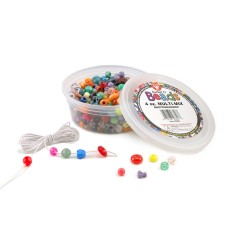 Bucket O Beads, Multi-Mix, Assorted Sizes, 4 oz